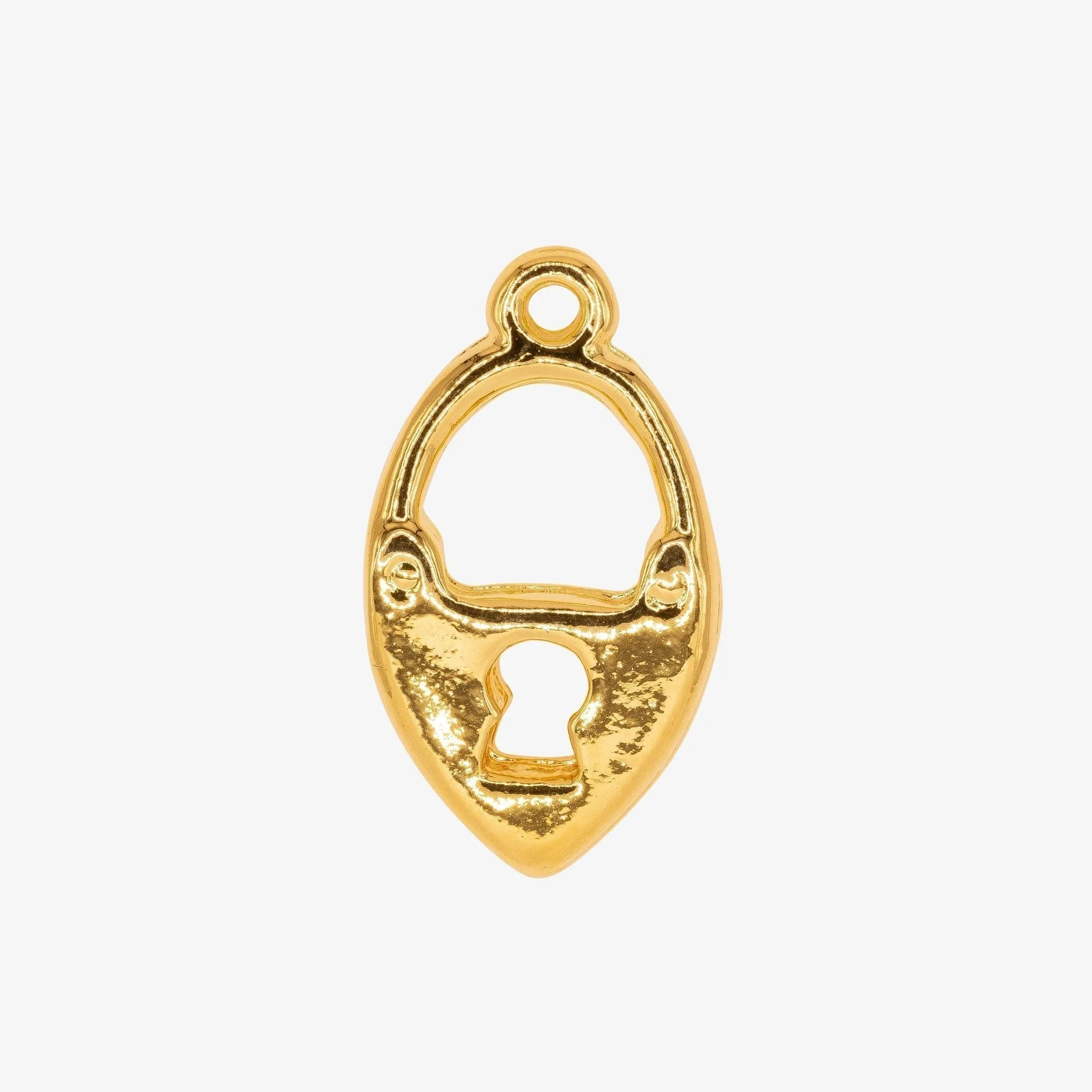 Lock Charm Wholesale 14K Gold, Solid 14K Gold