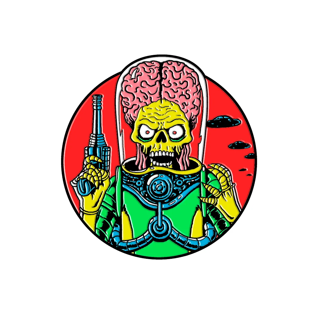 MARS ATTACKS: THE INVADER - ENAMEL PIN