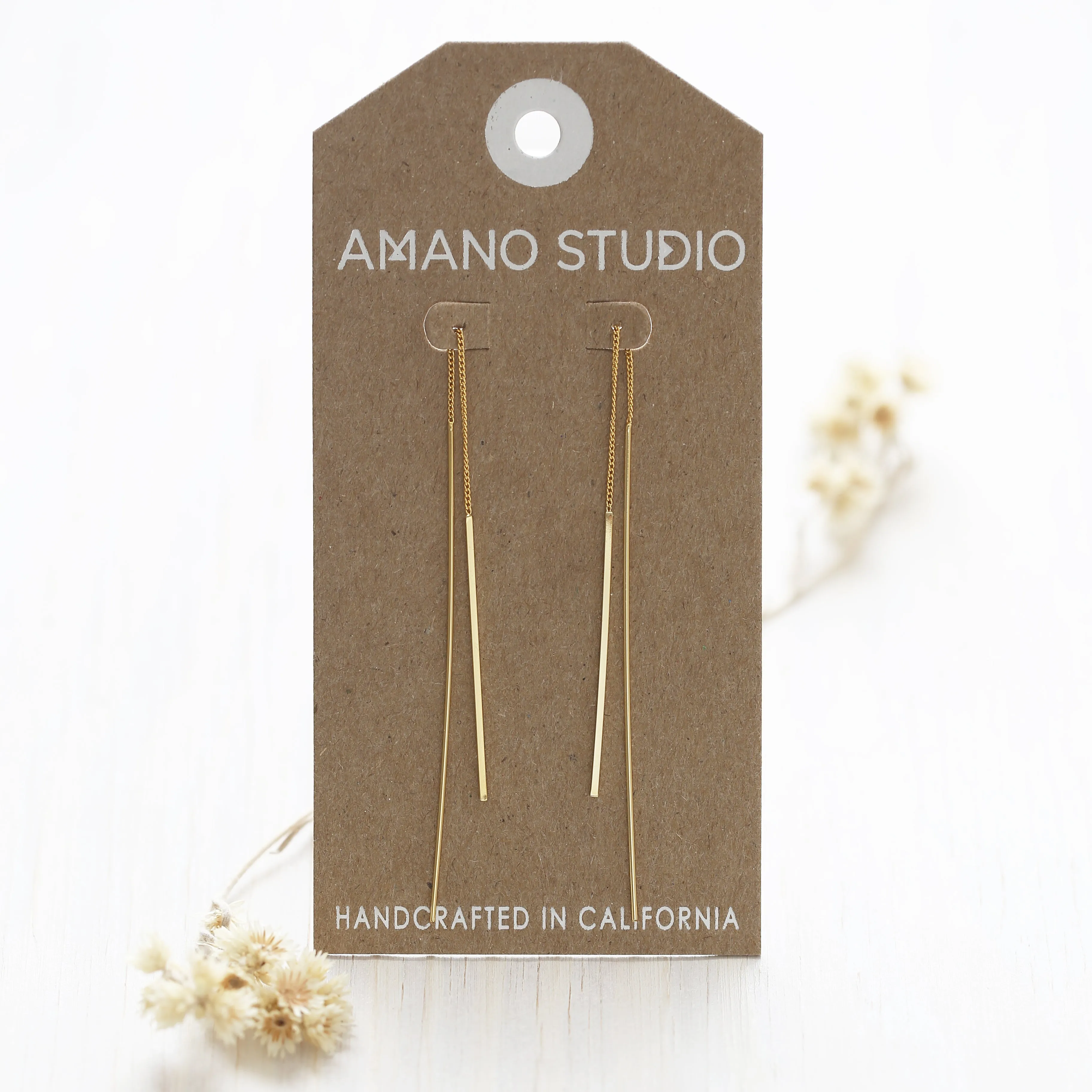 Needle and Thread Earrings