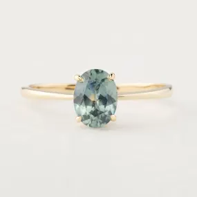 Nina Ring - GIA Certified 1.26ct MontanaSapphire (One of a kind)