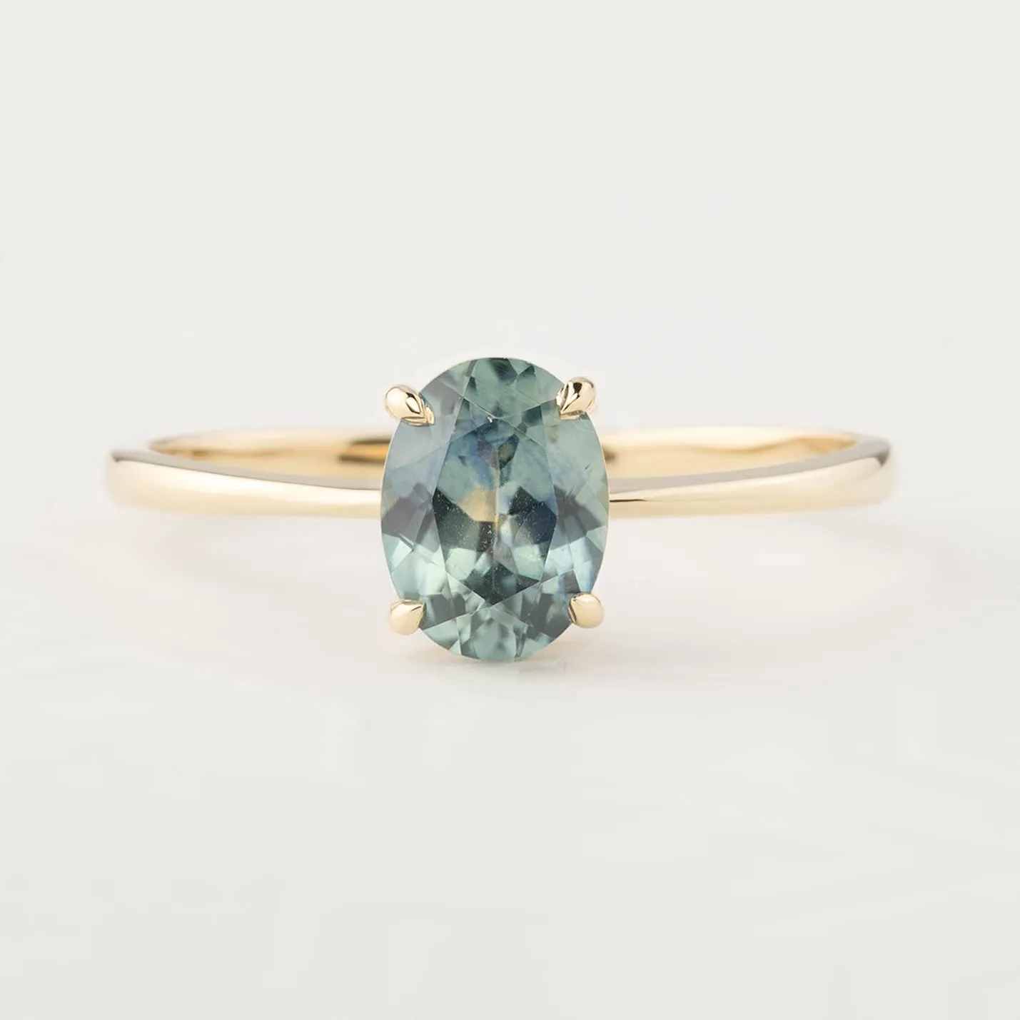 Nina Ring - GIA Certified 1.26ct MontanaSapphire (One of a kind)