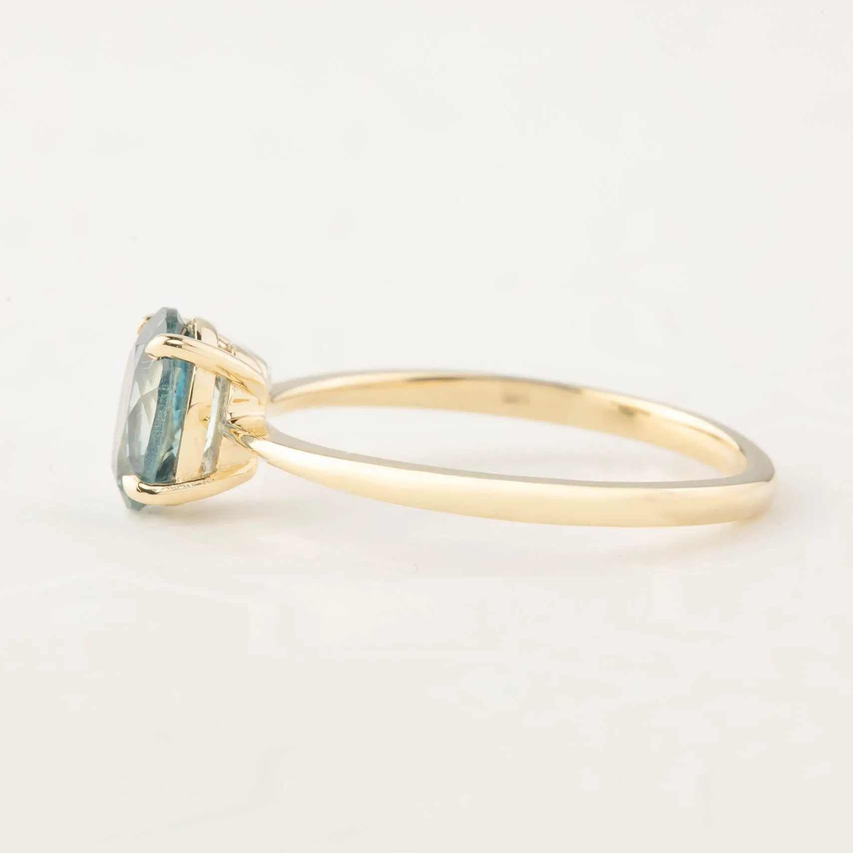 Nina Ring - GIA Certified 1.26ct MontanaSapphire (One of a kind)