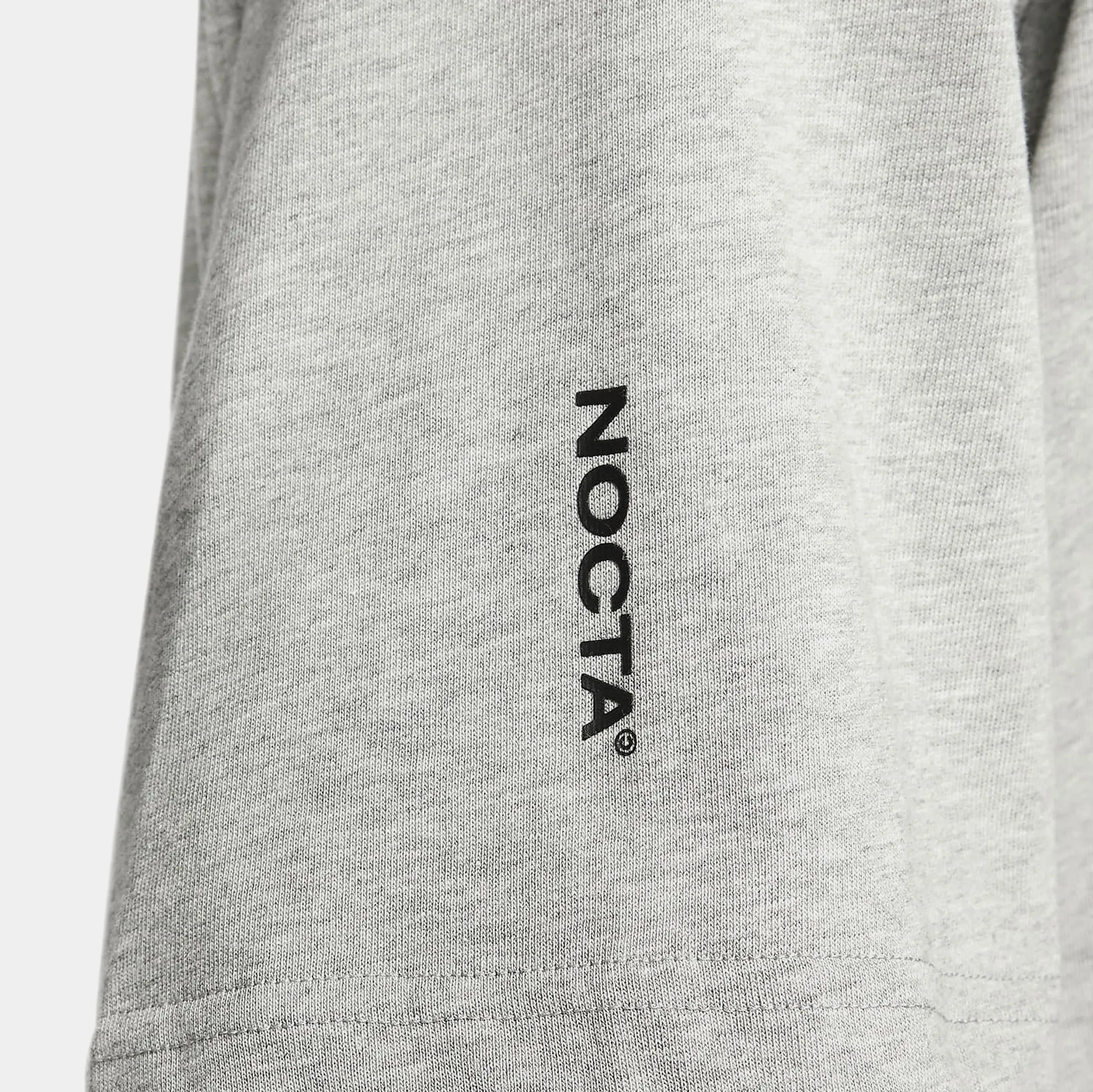 NOCTA Graphic Mens Short Sleeve Shirt (Dark Grey Heather/Matte Silver/Black)