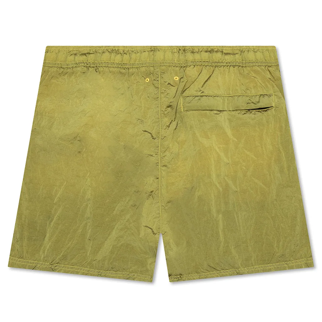 Nylon Metal Short - Yellow