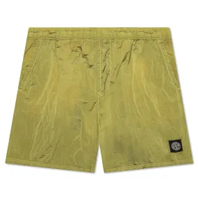 Nylon Metal Short - Yellow