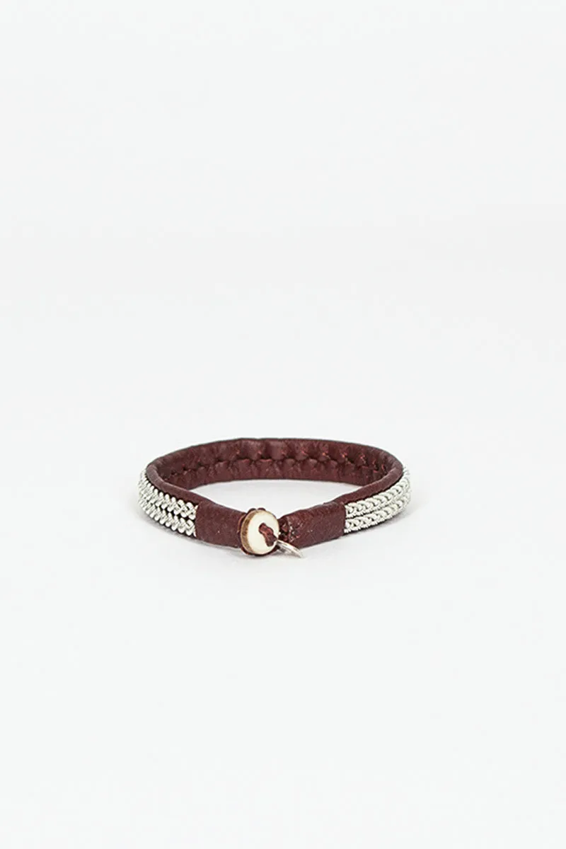 Ox Brown Hide A Bracelet 1