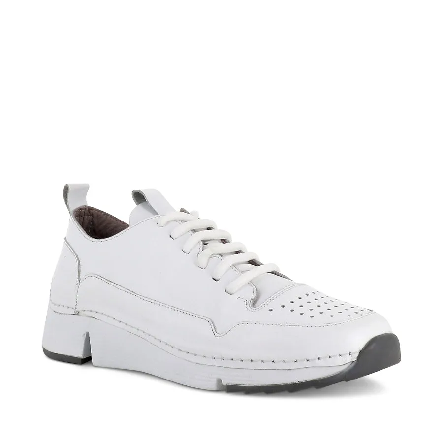 OXFORD - WHITE LEATHER