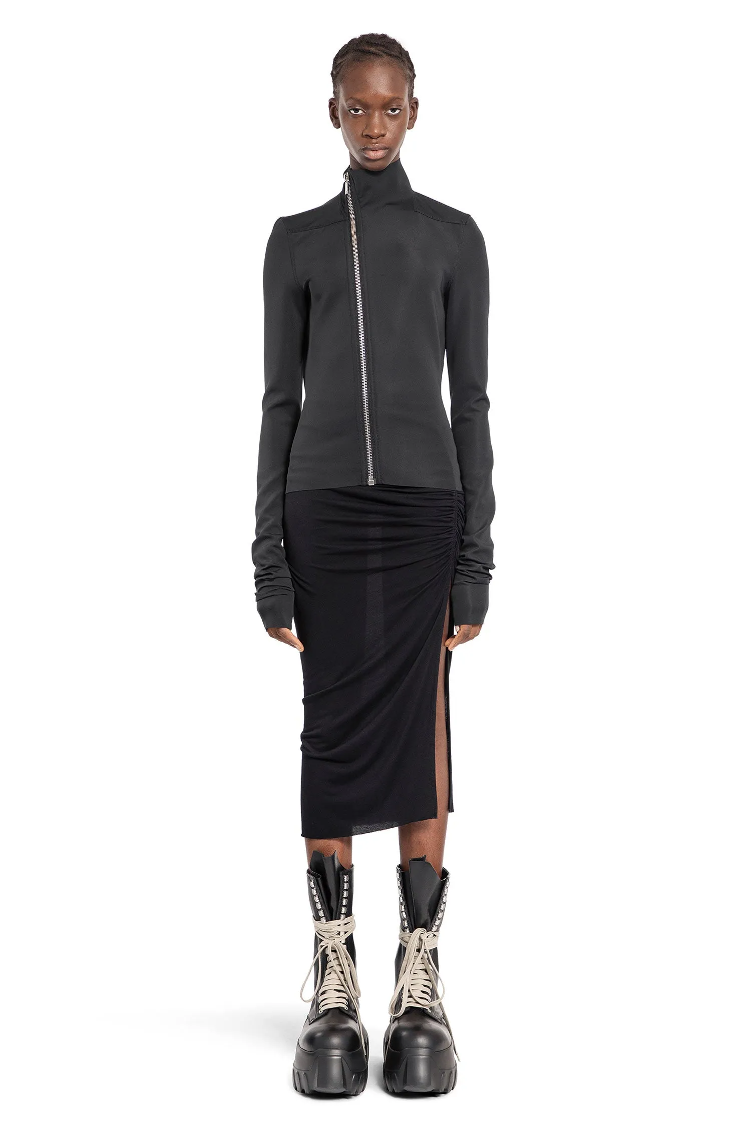 RICK OWENS LILIES WOMAN BLACK SWEATSHIRTS