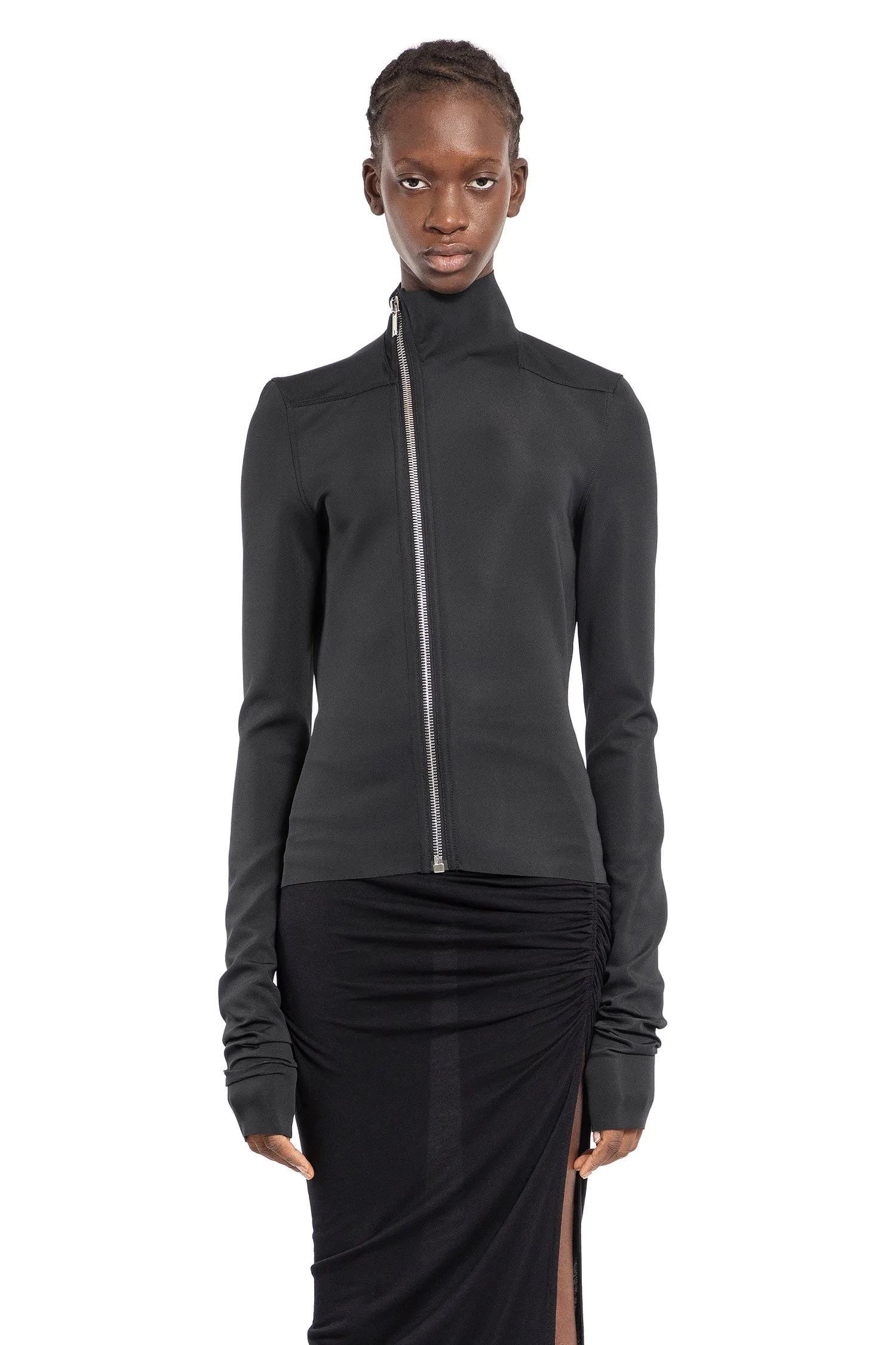 RICK OWENS LILIES WOMAN BLACK SWEATSHIRTS