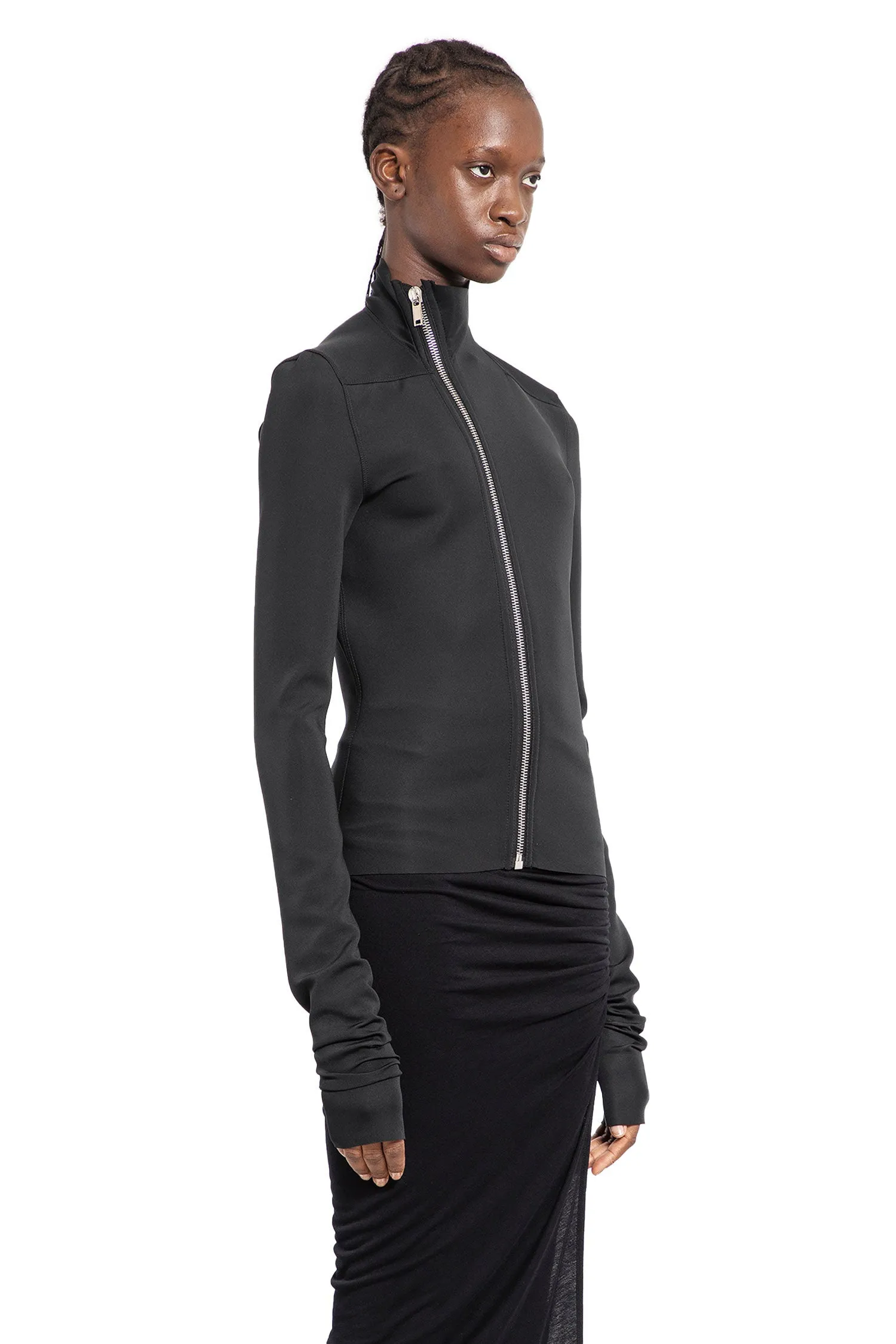 RICK OWENS LILIES WOMAN BLACK SWEATSHIRTS