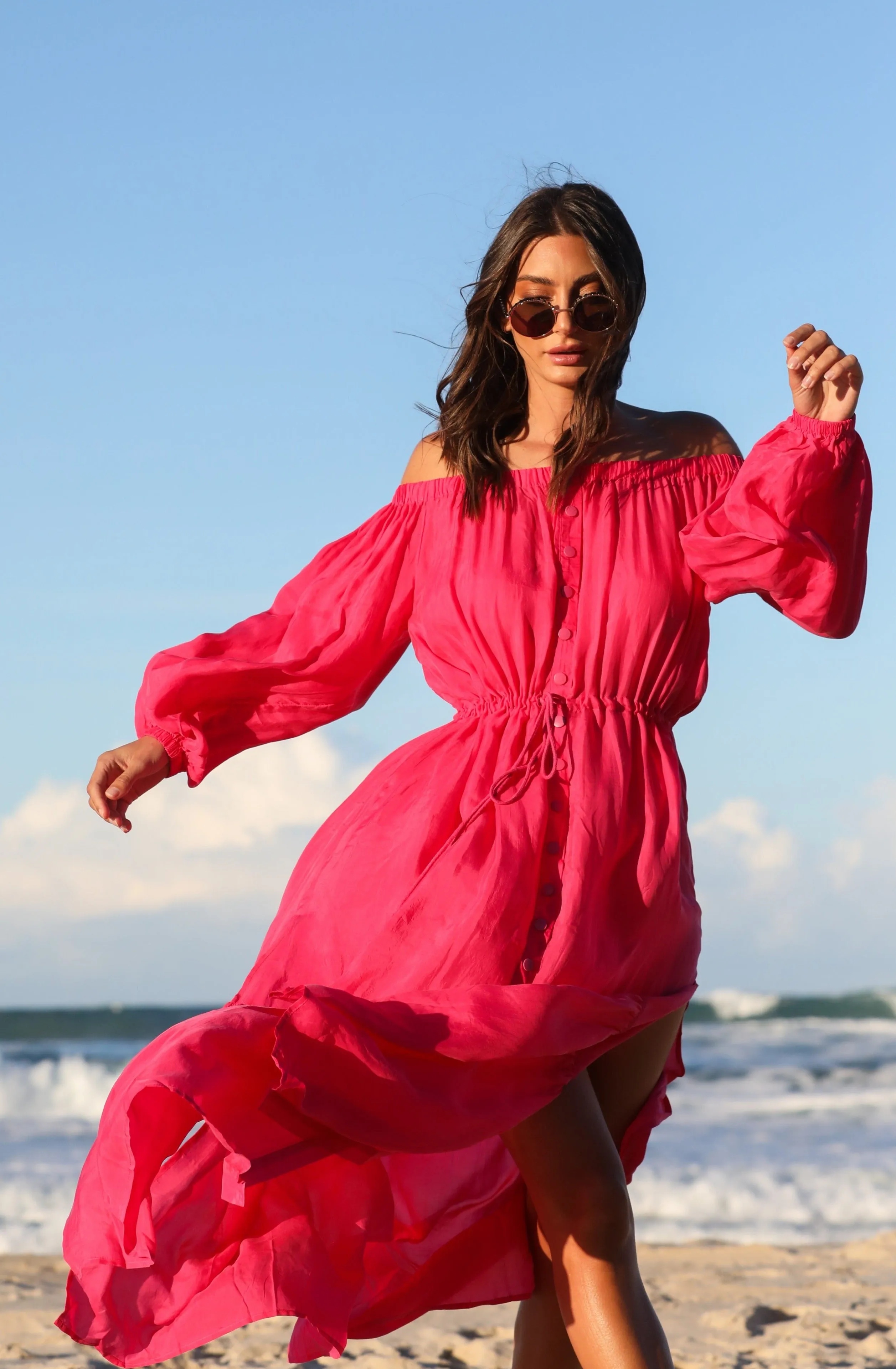 ROXETTE Dress Hot Pink