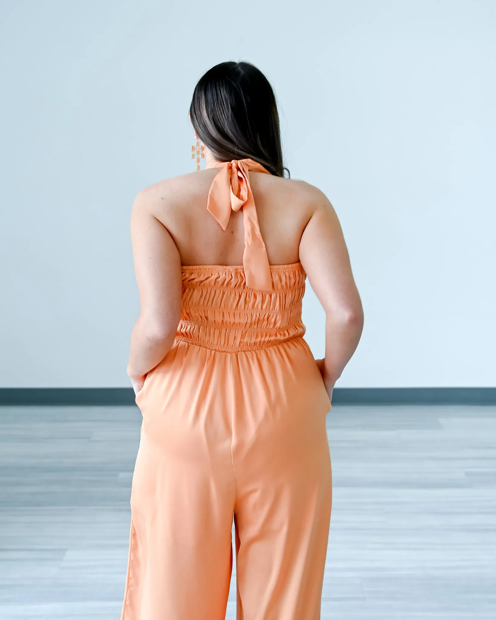 S-3X Sunset Dreams Satin Jumpsuit