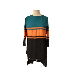 Shigar Tri-colour Sheer Kurta | Brand New |