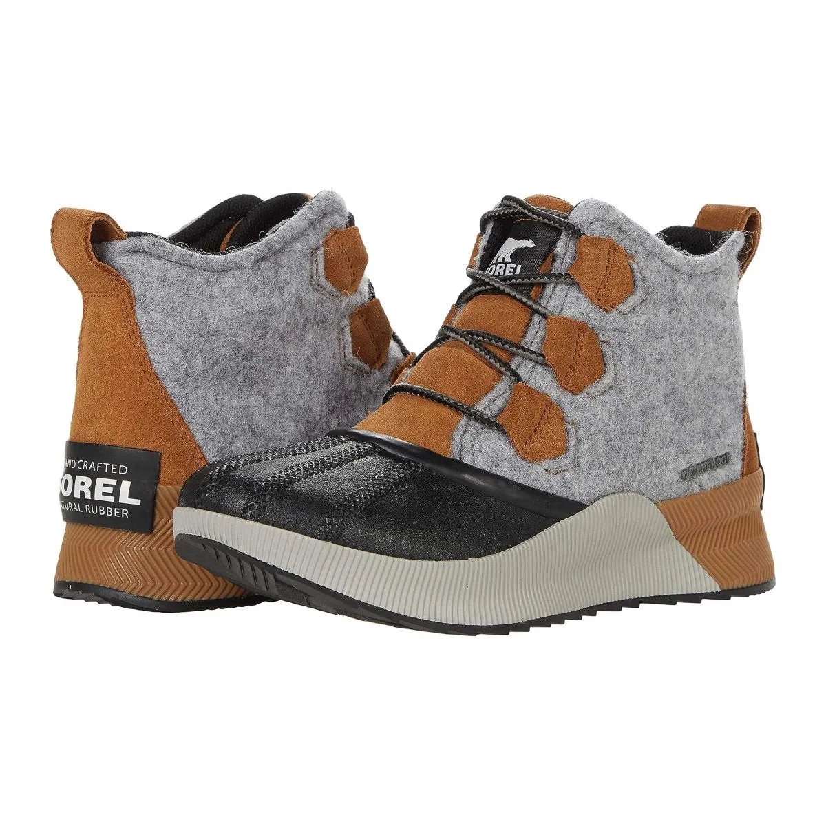 Sorel Women's Out`n About 3 Classic Camel Brown/Black Waterproof