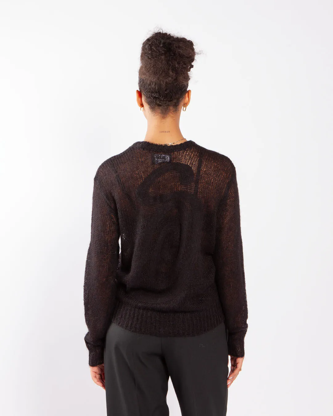 Stüssy Loose Knit Sweater Black