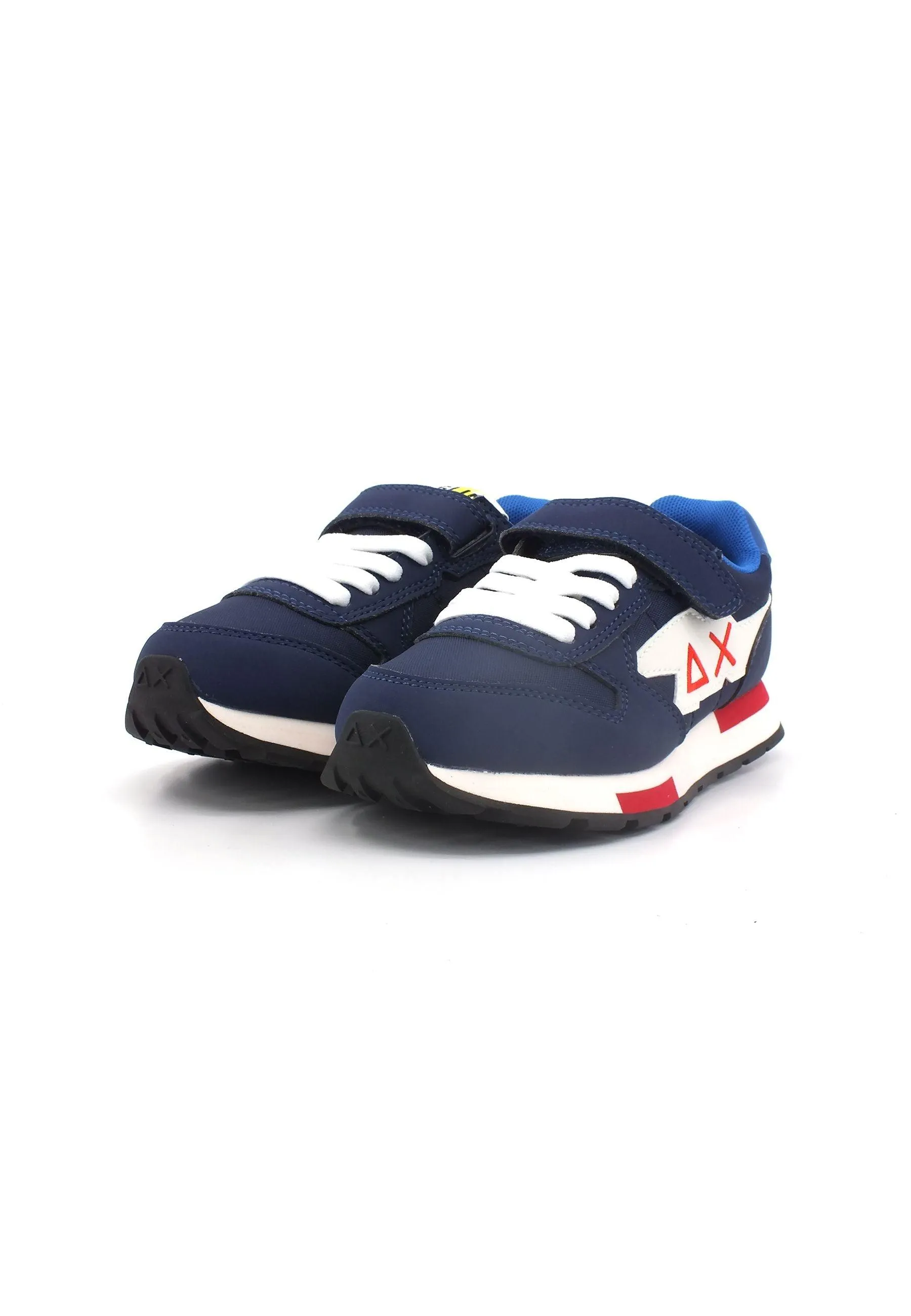 SUN68 Niki Solid Sneaker Bambino Navy Blue Z33321K