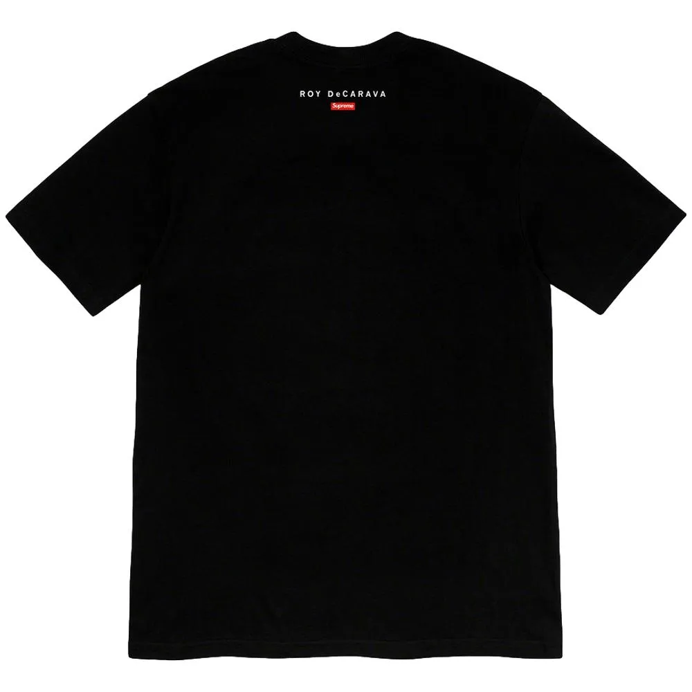 SUPREME ROY DECARAVA MISSISSIPPI TEE-BLACK