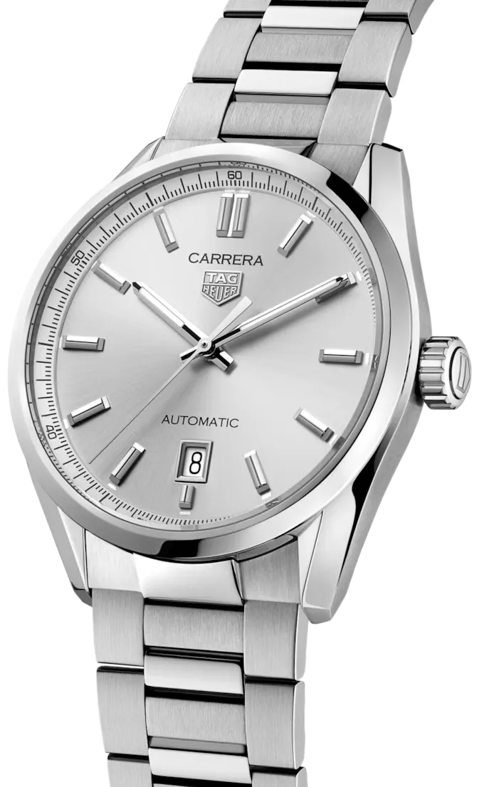 TAG HEUER CARRERA DATE SILVER - WBN2111.BA0639