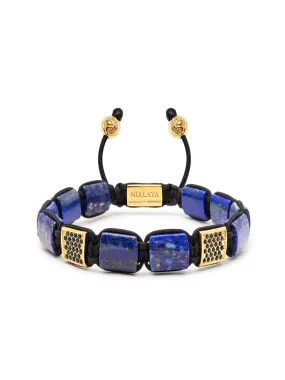 The CZ Flatbead Collection - Blue Lapis and Black CZ