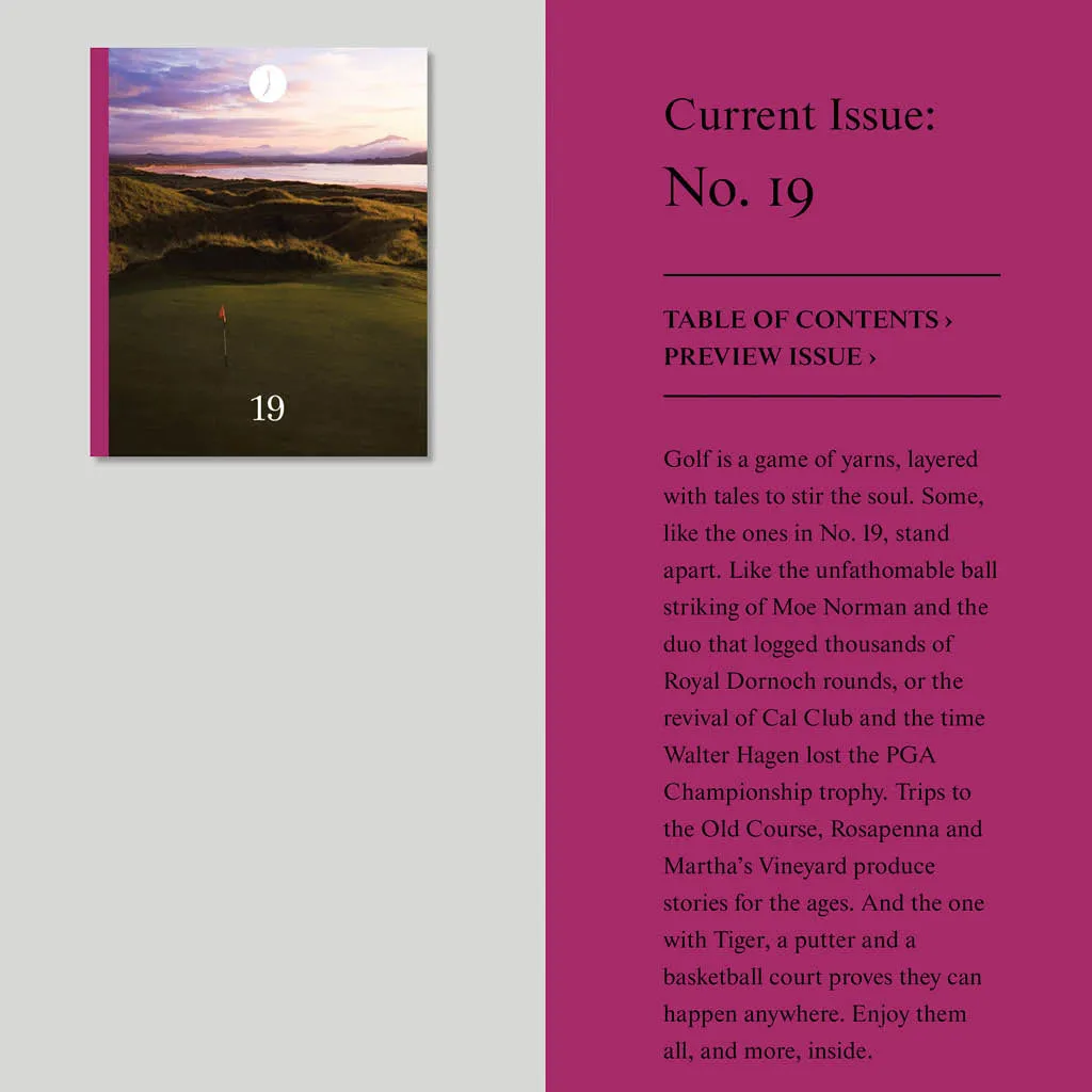 The Golfers Journal No. 19