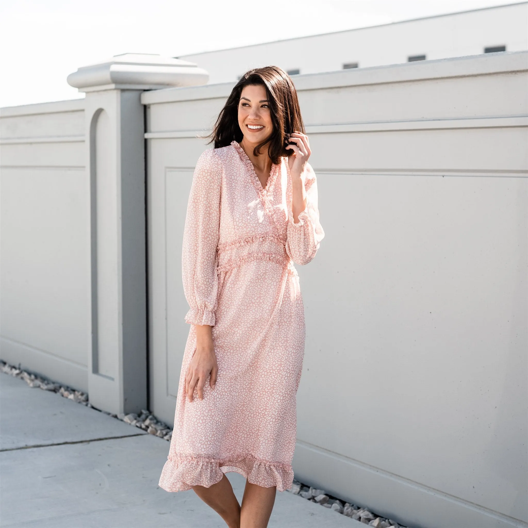 The Savannah Dress: Pink