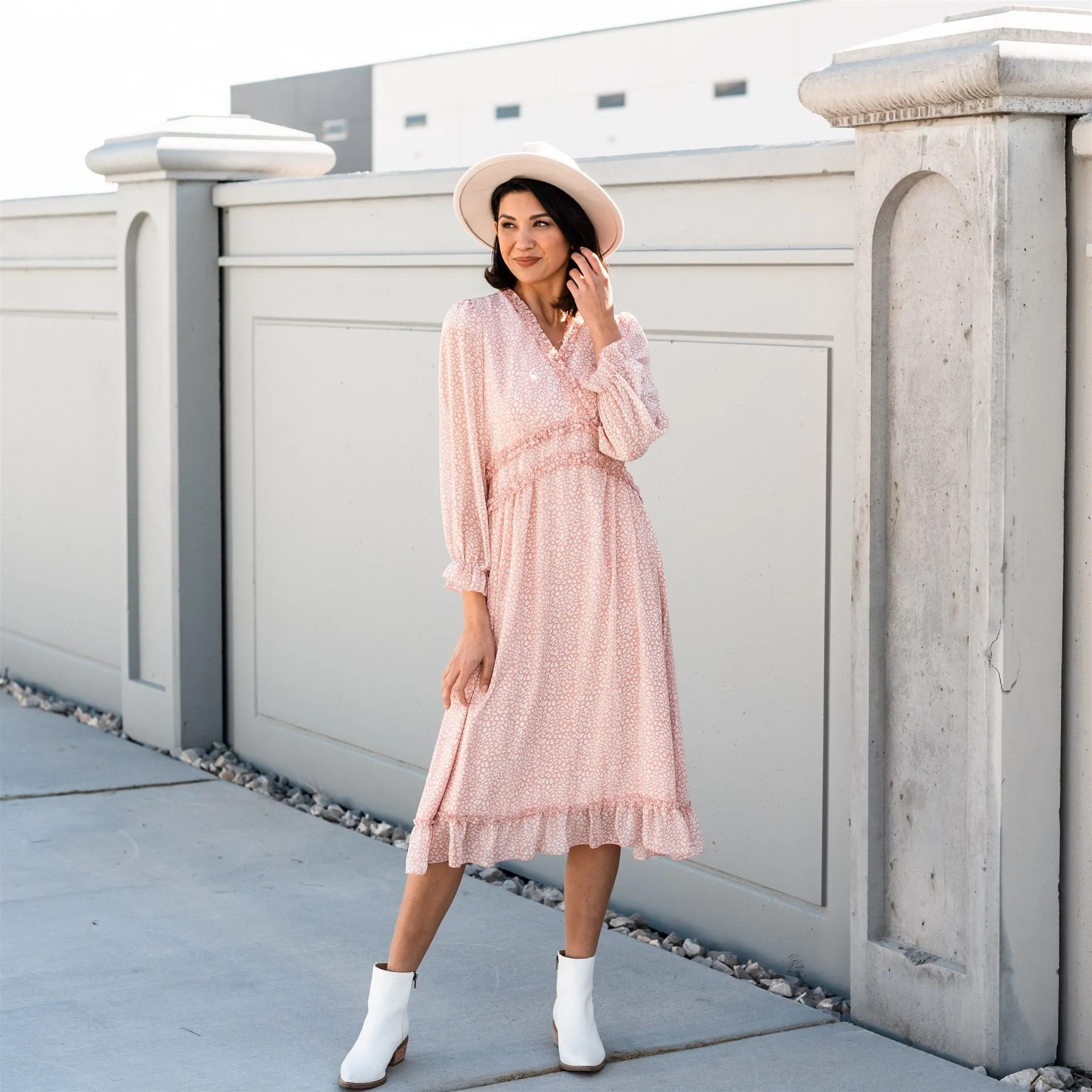 The Savannah Dress: Pink