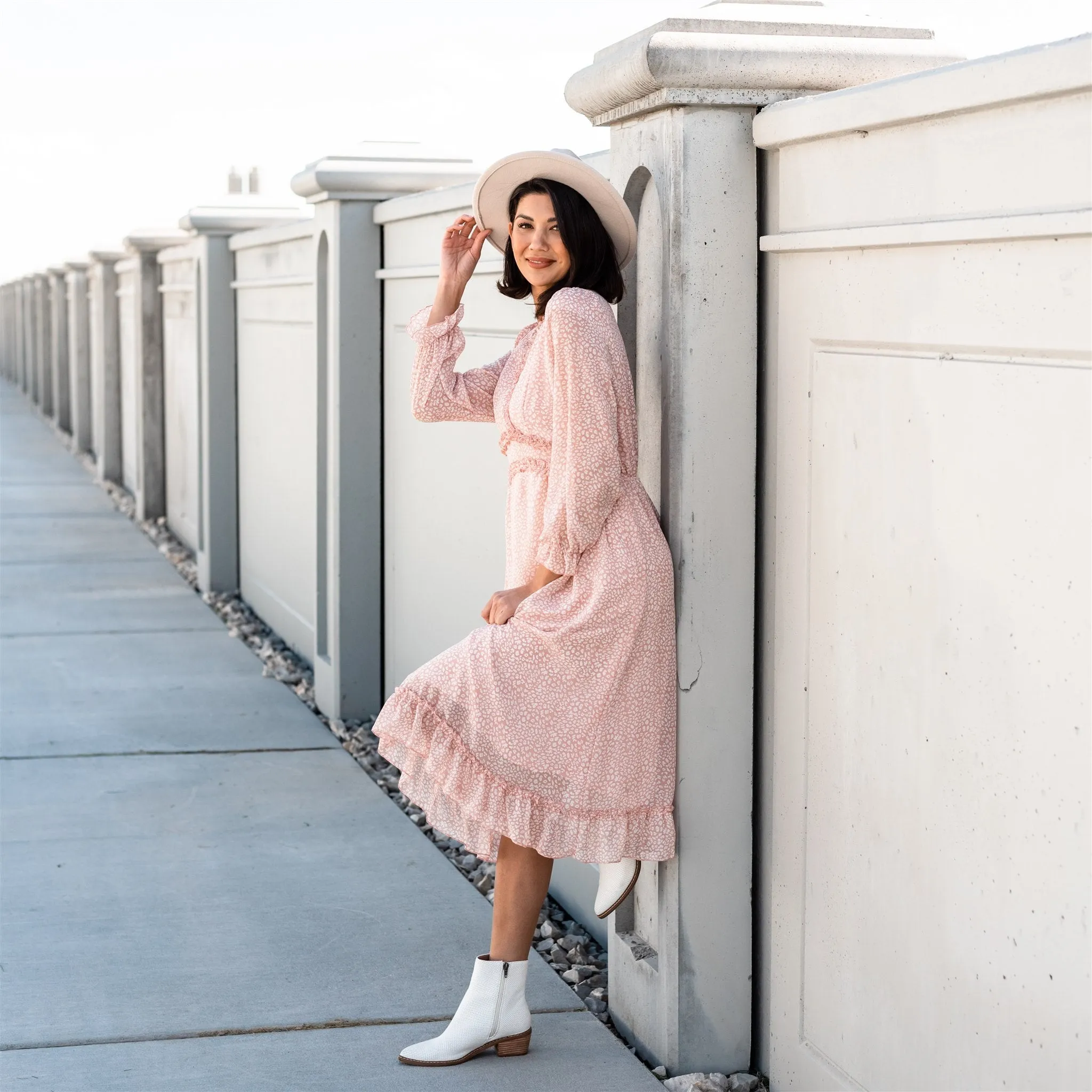 The Savannah Dress: Pink