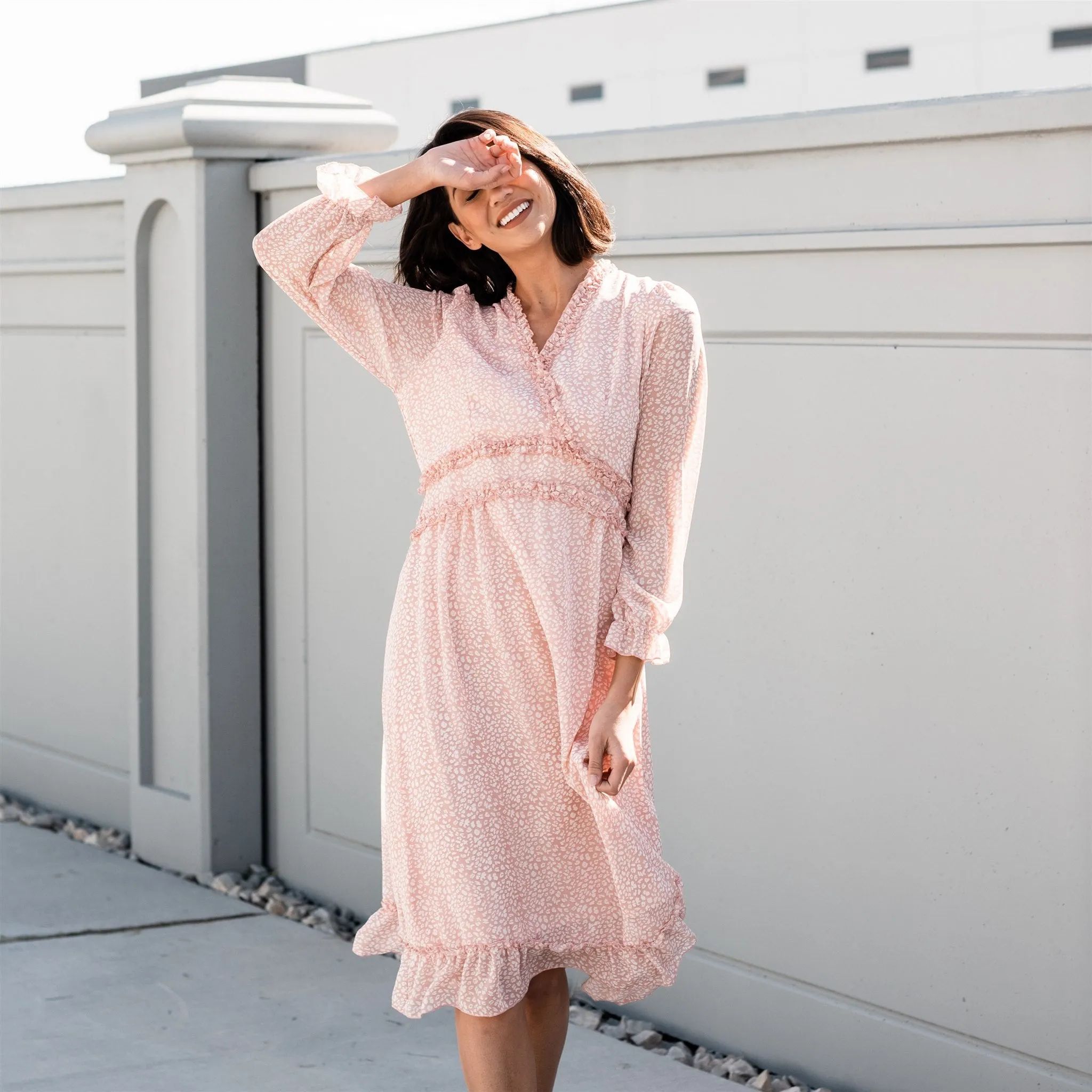 The Savannah Dress: Pink