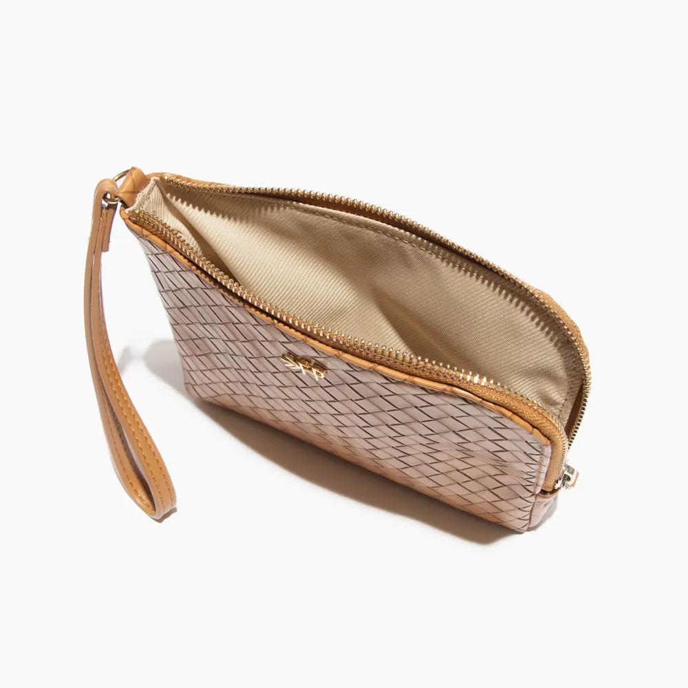 Woven Milano Wristlet