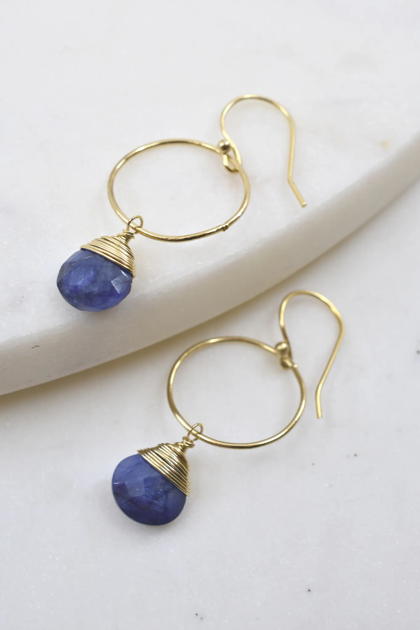 Yuliya Earrings in Labradorite