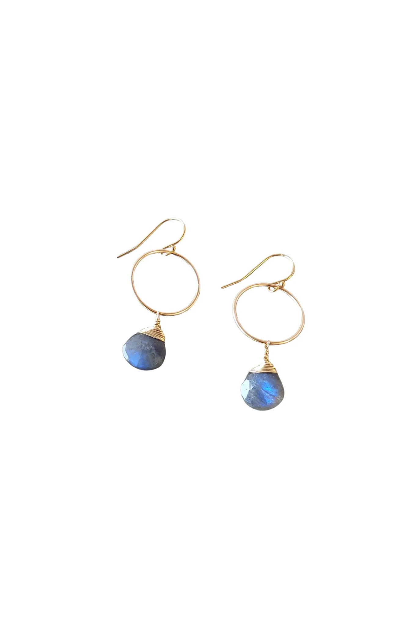 Yuliya Earrings in Labradorite